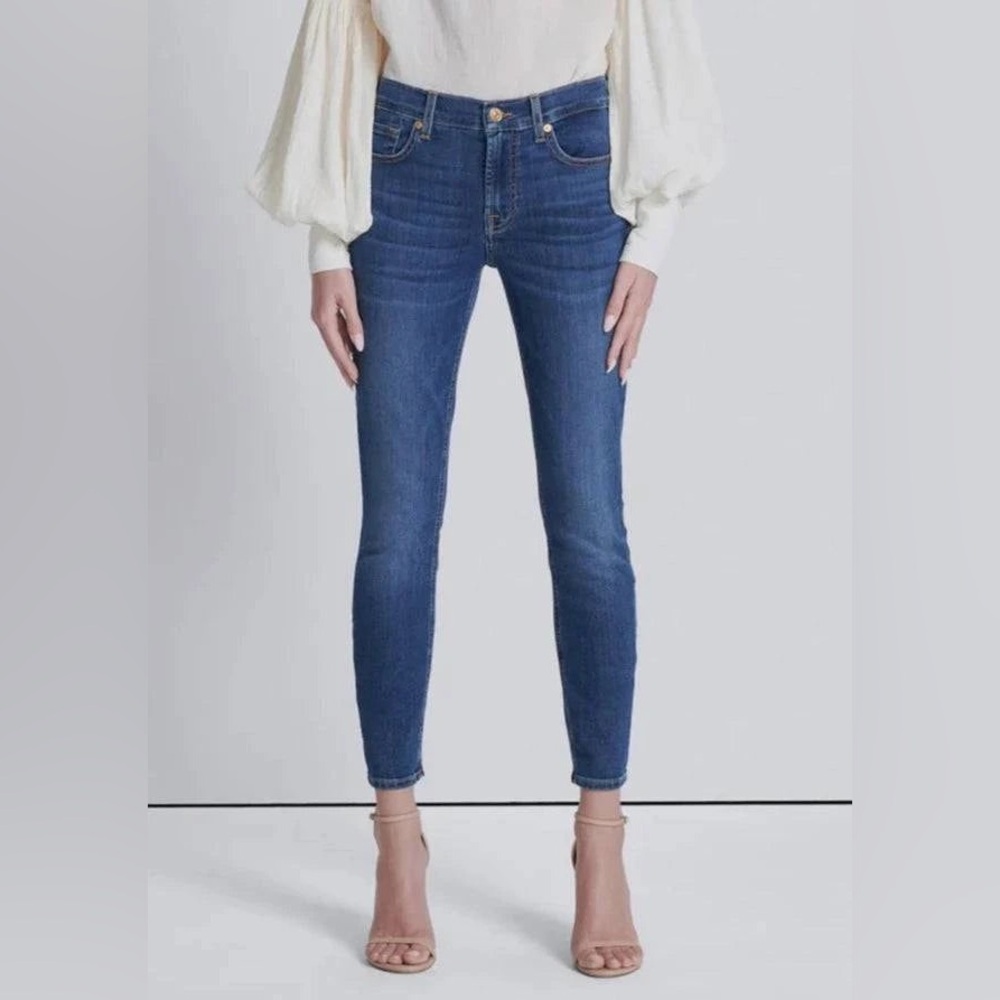7 for all mankind the skinny jeans